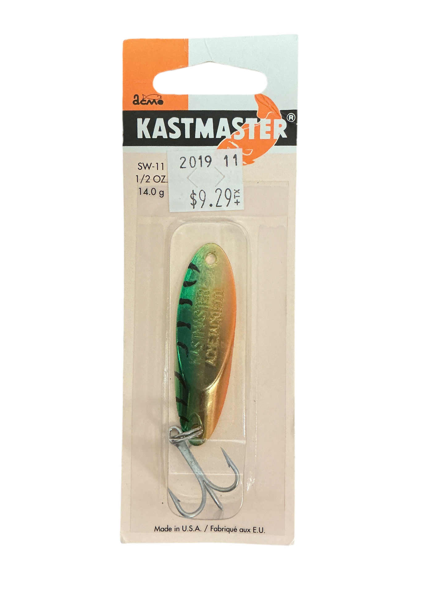 Kastmaster Acme Tackle Company 1/2oz.