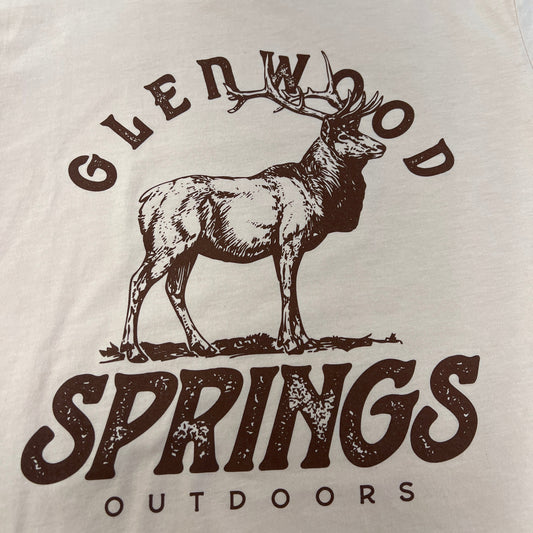 Pink GSO Elk T-Shirt | Glenwood Springs Outdoors