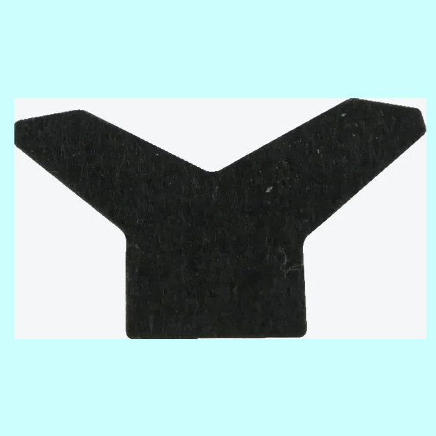 DIE STAMPED FELT FOR OVERMOLDED CONTAINMENT ARROW REST LAUNCHER