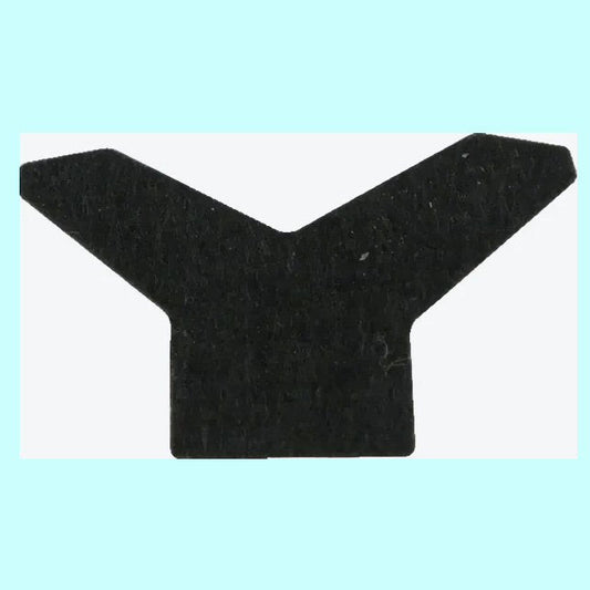 DIE STAMPED FELT FOR OVERMOLDED CONTAINMENT ARROW REST LAUNCHER