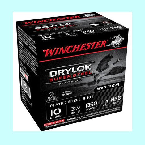 Winchester 10ga Drylok Super steel BBB Shot Plated Steel Shot