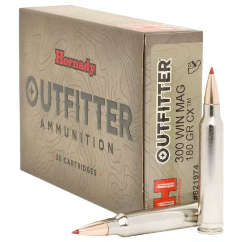 300 Win Mag Hornady Outfitter 180gr CX