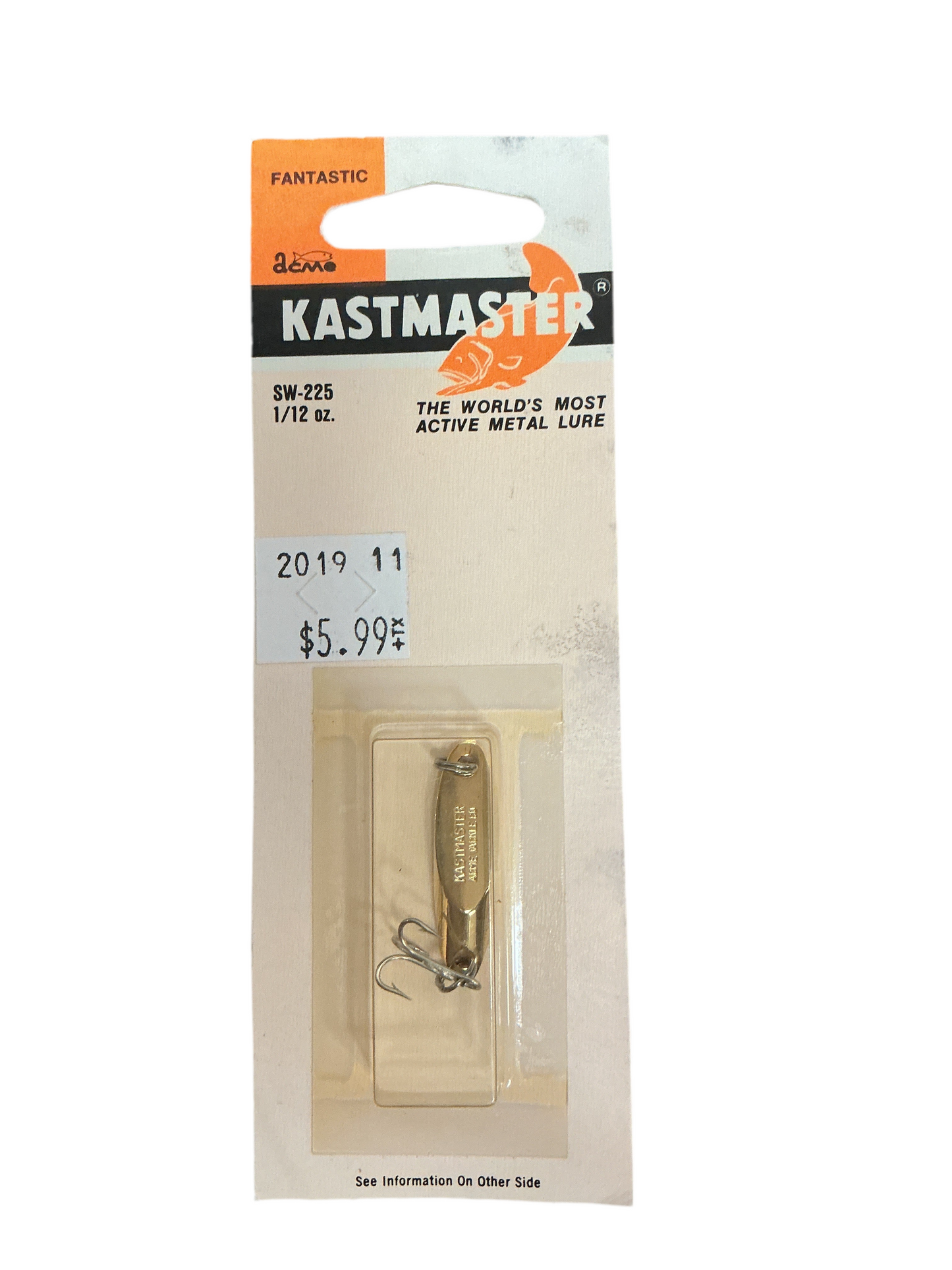 Kastmaster Acme Tackle Company 1/12oz.