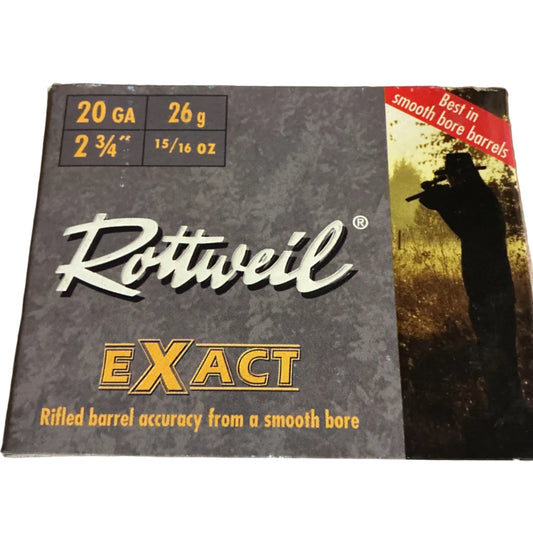 Rottweil 20ga Exact Slug 15/16oz 2 3/4"