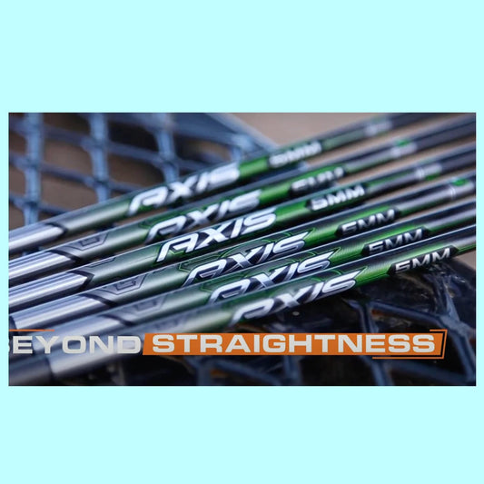 Easton Axis 5mm Match Grade Fletched Arrows w/HIT Inserts and Collars 6pack