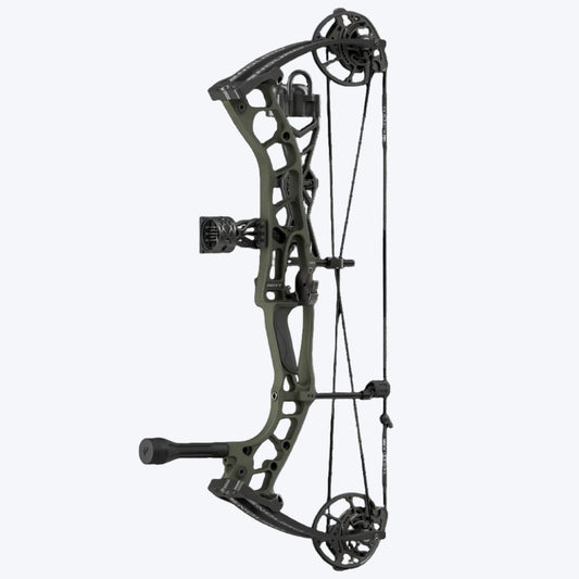 Hoyt Enduro Value Package 2025 in Sandstorm — complete ready-to-hunt bow package, HBX cam, Pro Fire sight, Maxxis quiver, Glenwood Springs Outdoors
