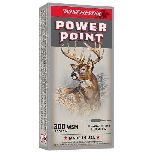 300 WSM Winchester Power Point 180gr