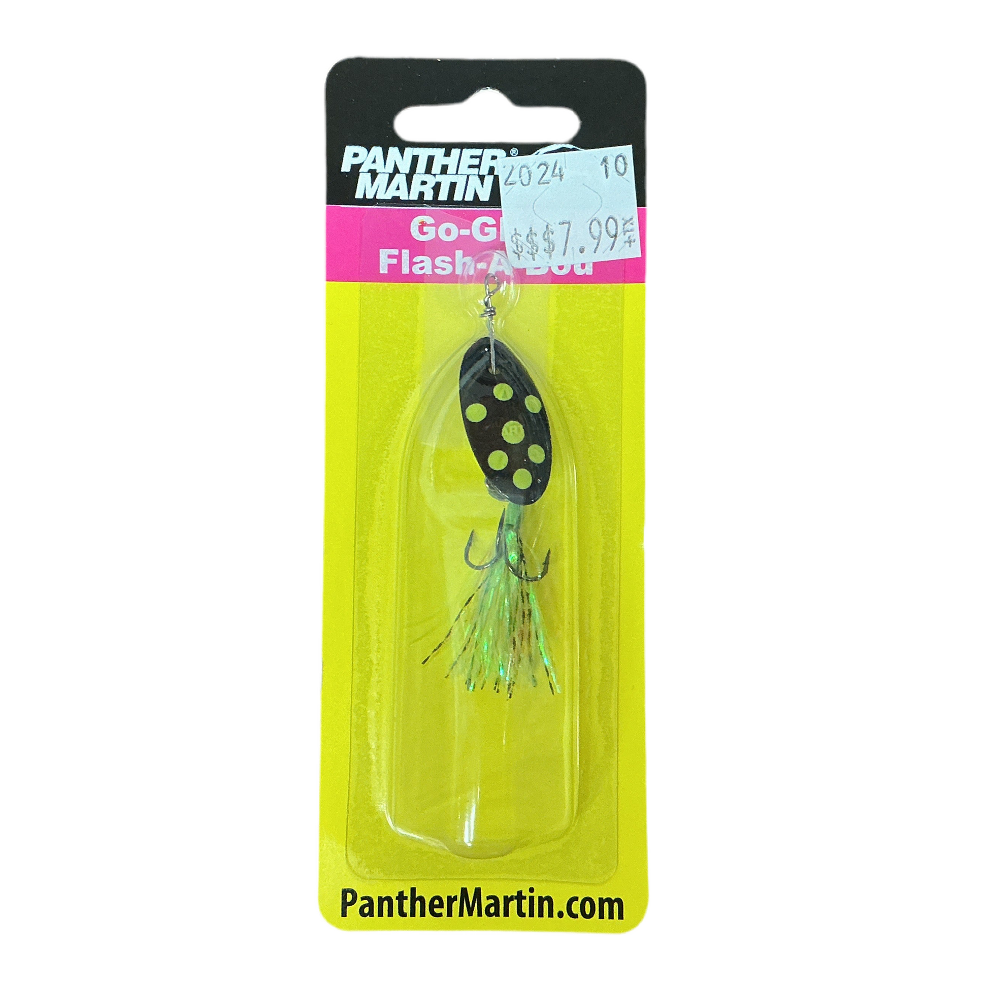 Panther martin Black/Chartreuse Go-Glo Flash-A-Bou-1/8 oz