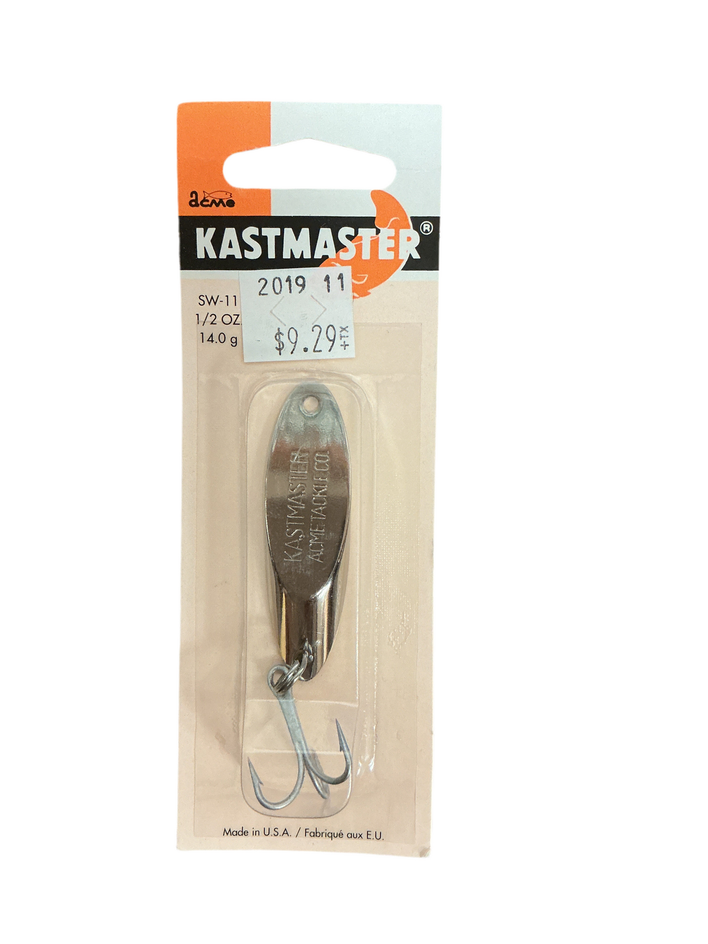 Kastmaster Acme Tackle Company 1/2oz.