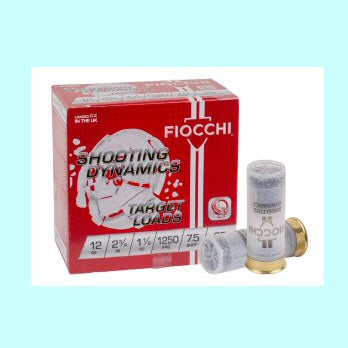 Fiocchi Shooting Dynamics 12GA 2 3/4 1250 FPS 1 1/8OZ #7.5 CASE