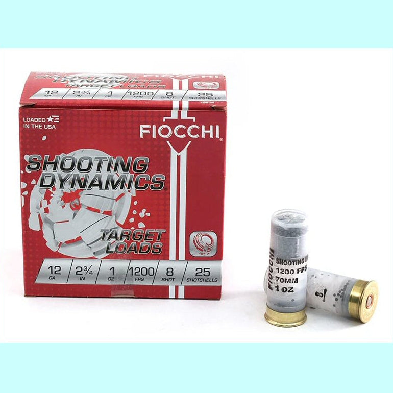 Fiocchi Shooting Dynamics 12GA 2 3/4 1OZ 1200FPS #8