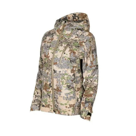 Forloh AllClima Soft Shell Jacket in Exposed — wind-resistant stretch soft shell for hunting and outdoor use