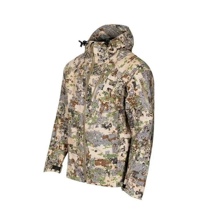 Forloh AllClima Soft Shell Jacket in Exposed — wind-resistant stretch soft shell for hunting and outdoor use