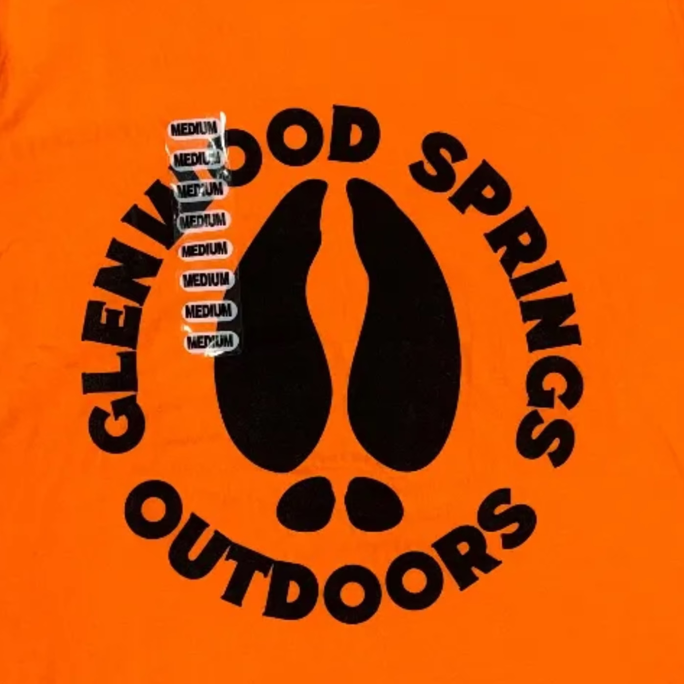 Orange "GSO" Deer Track T-Shirt