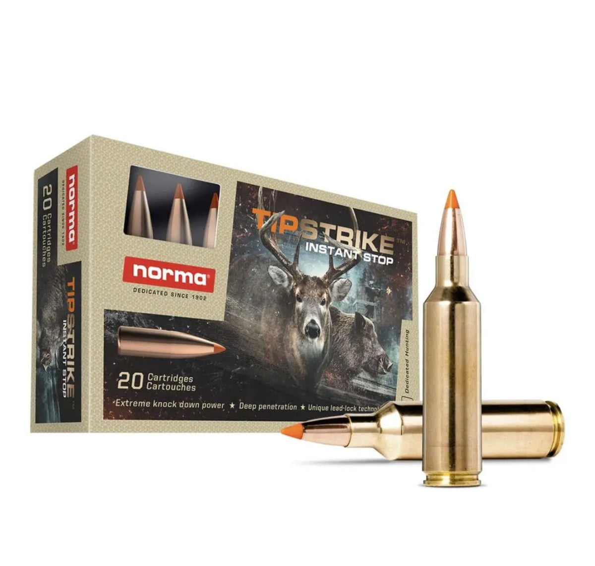 Norma Tipstrike Instant Stop 270 WSM 140gr