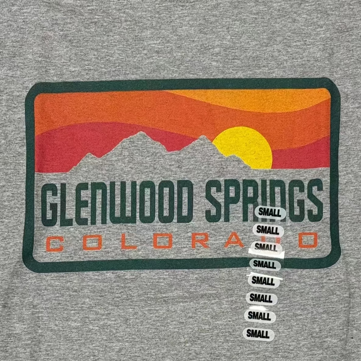 Grey License Plate Logo T-Shirt