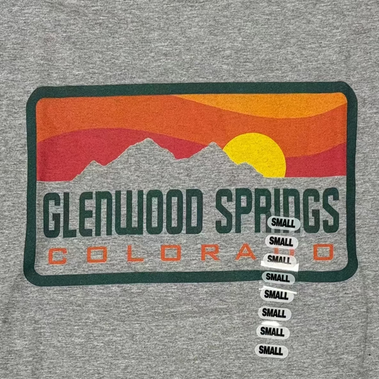 Grey License Plate Logo T-Shirt