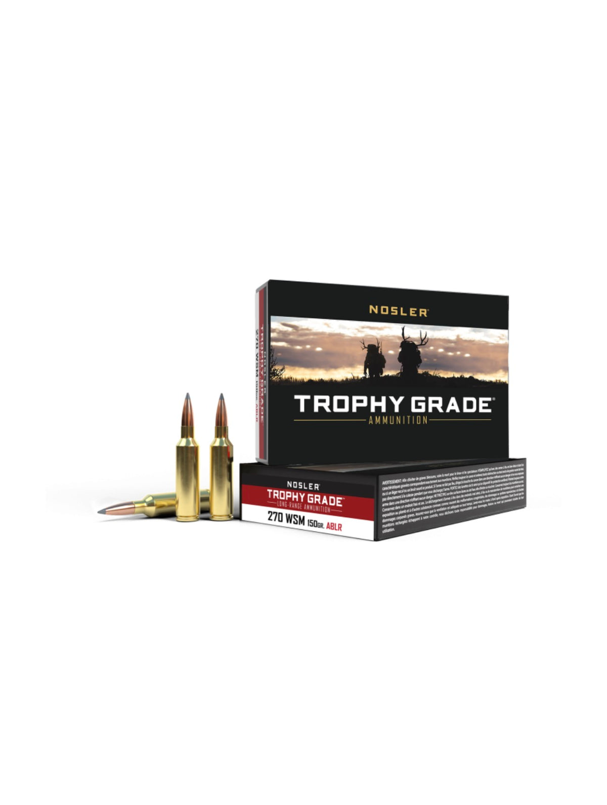 Nosler Trophy Grade 270 WSM 150 gr. ABLR