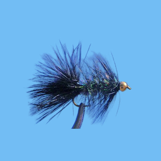 GB Crystal Bugger - Black - Streamer Fly Pattern | Glenwood Springs ...
