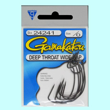 Gamakatsu Offshore Deep Throat Wide Gap 6pk Size 2/0