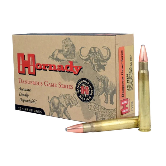 375 H&H Hornady Dangerous Game Series 300 Grain DGX Bonded