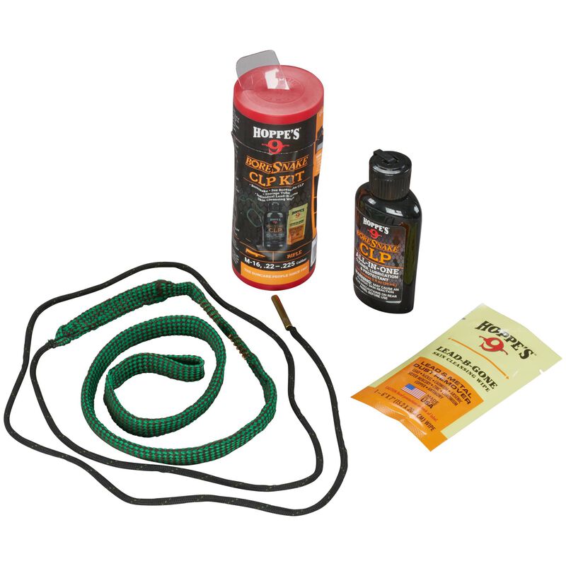 Hoppe’s 9 Bore Snake CLP kit