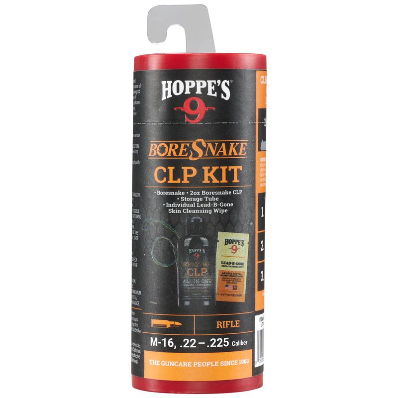 Hoppe’s 9 Bore Snake CLP kit
