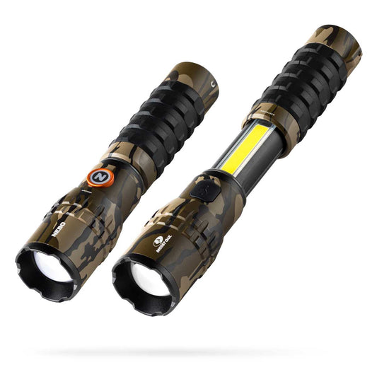 Nebo Slyde King 2K 2000 Lumen Flashlight + 500 Lumen Worklight