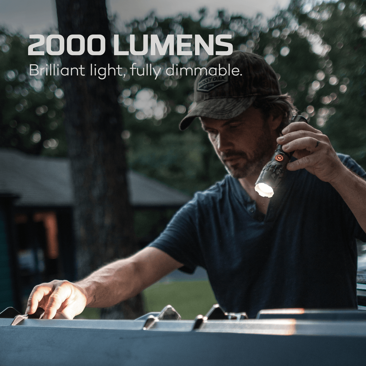 Nebo Slyde King 2K 2000 Lumen Flashlight + 500 Lumen Worklight