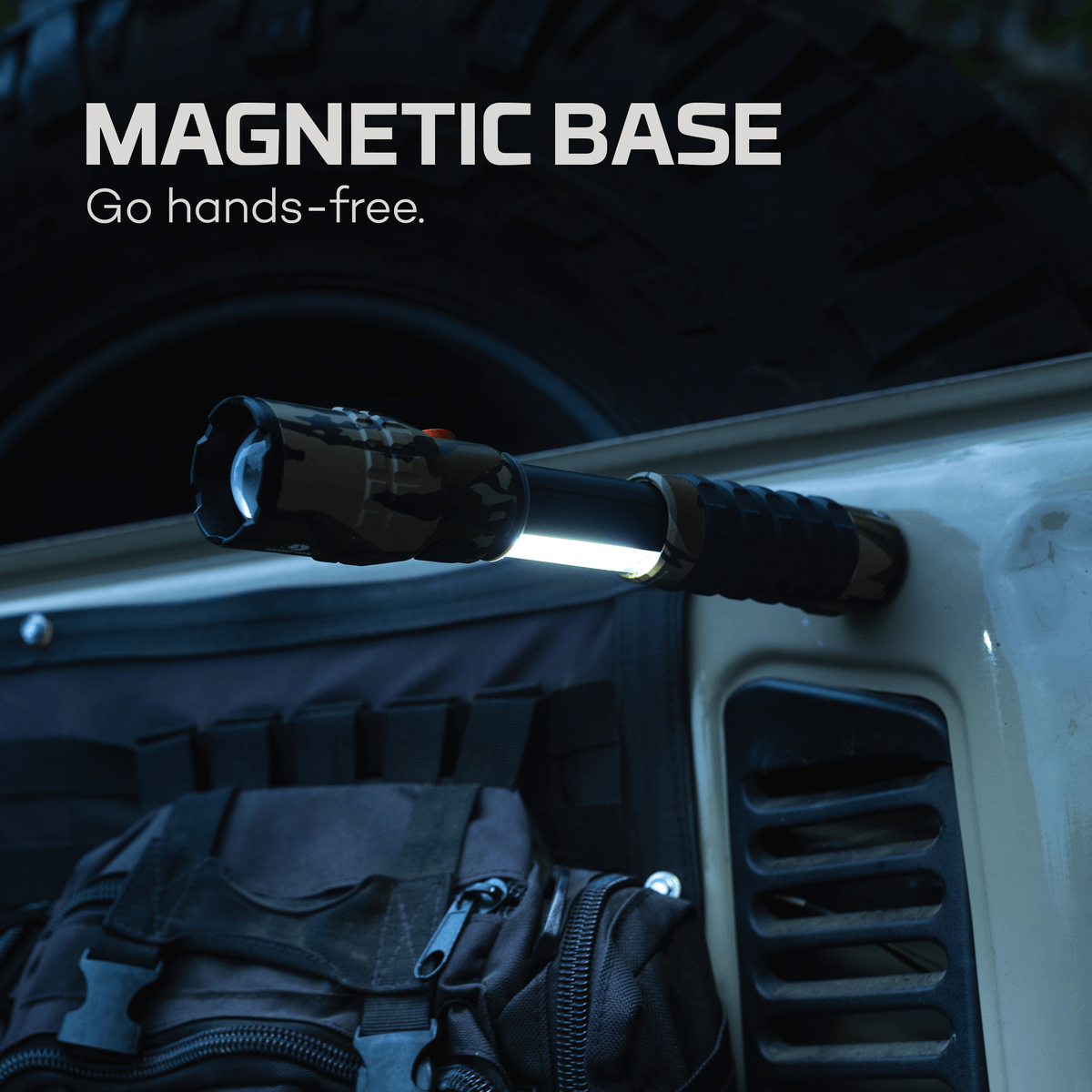 Nebo Slyde King 2K 2000 Lumen Flashlight + 500 Lumen Worklight