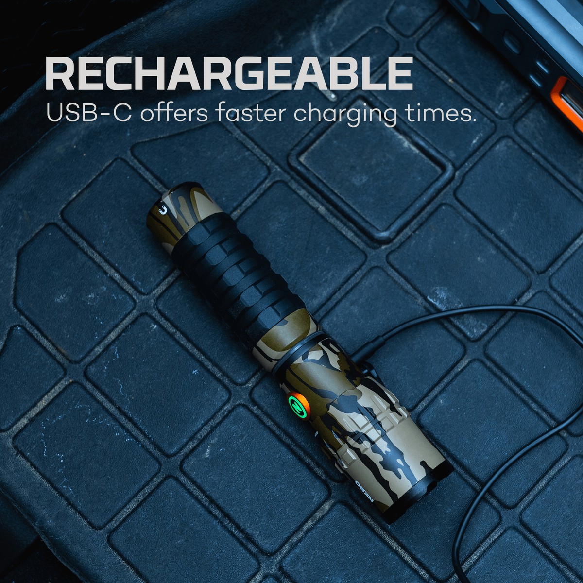 Nebo Slyde King 2K 2000 Lumen Flashlight + 500 Lumen Worklight