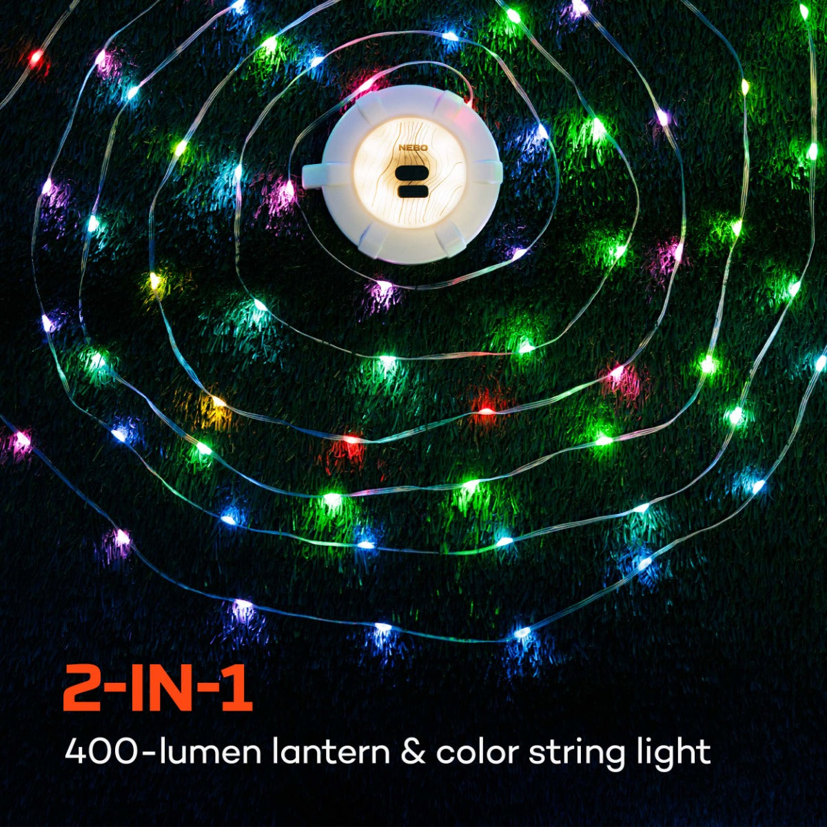 Nebo Luna 400+ Lantern+Color string lights