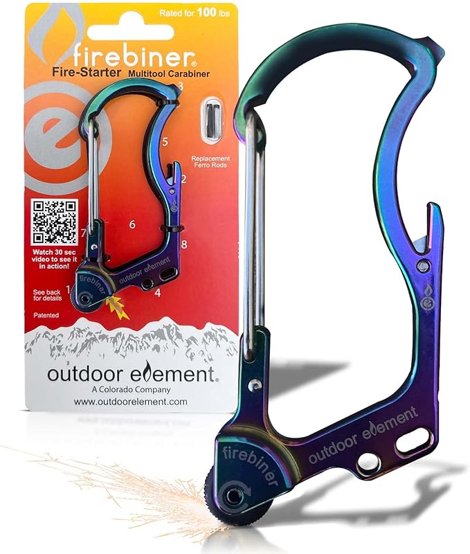 Outdoor Element Fire Escape – Seatbelt Cutter, Hex Driver & Bottle Opener Detail