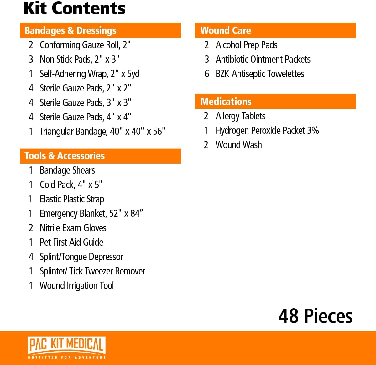 PAC+Kit Medical Pet First aid kit