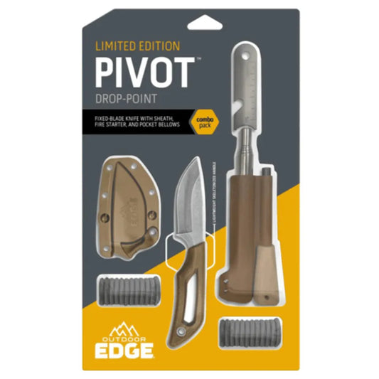 Outdoor Edge Pivot Drop Point combo pack