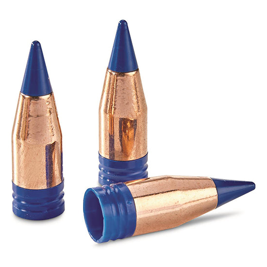 PowerBelt muzzleloader bullets for inline .50 caliber rifles — available in hollow point, AeroTip, and copper plated