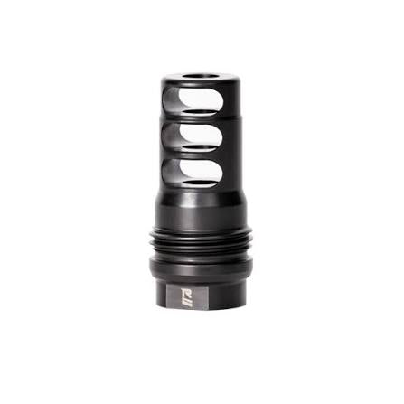 3-port muzzle brake with 1/2x28 threading for AR-15 and .223 5.56 rifles