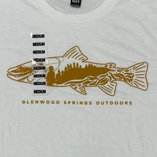White Trout Logo T-shirts