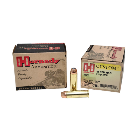 41 Rem Mag Hornady Custom 210gr XTP