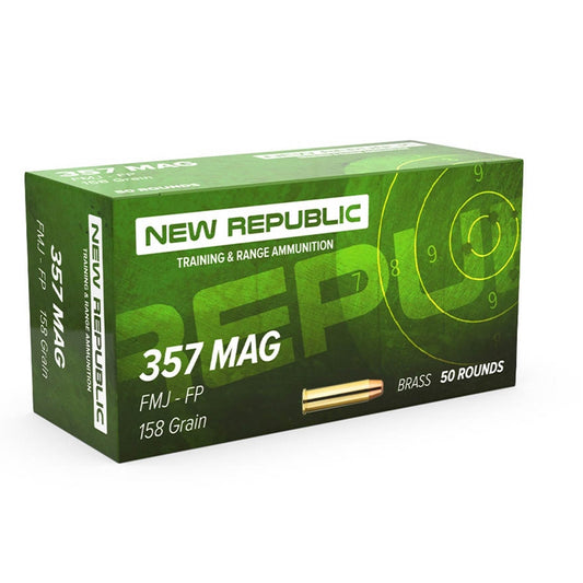 357 Magnum New Republic 1050 fps 158 Grain FMJ 50 Rounds