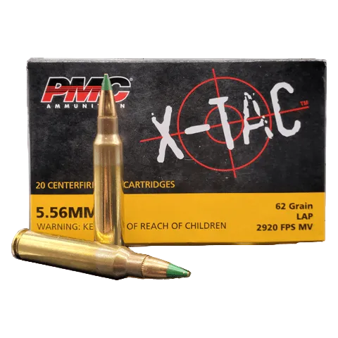 5.56 PMC 62gr Green Tip 20rds