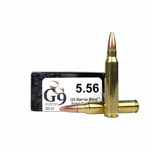 5.56 G9 Defense 54gr Barrier Blind HP 20rds