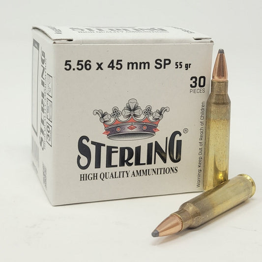 5.56 Sterling 55gr SP 30rds