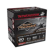 Winchester Super Pheasant Diamond Grade 20ga #5 shot 1250fps 1oz