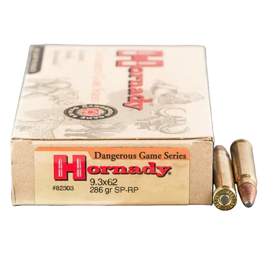 9.3x62 Hornady Dangerous Game 286gr SP-RP
