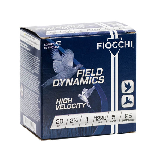 Fiocchi Field Dynamics 20ga 5 shot 10z 1220fps