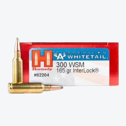 300 WSM Hornady American Whitetail 165gr Interlock