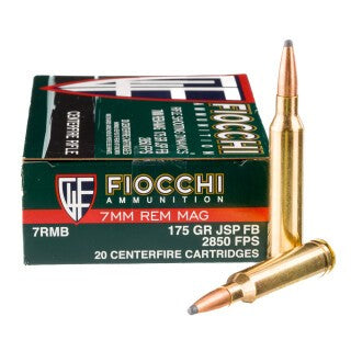7mm Rem Mag Fiocchi 175gr JSP