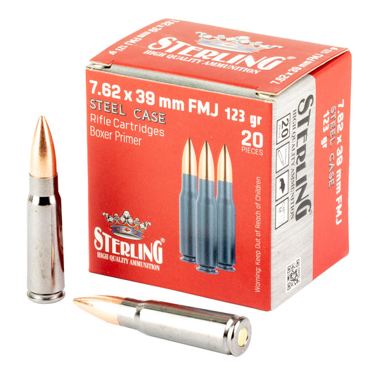 7.62x39mm Sterling 123gr FMJ