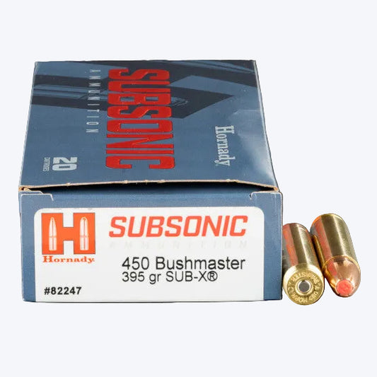 450 Bushmaster Hornady Subsonic 395gr SUB-X